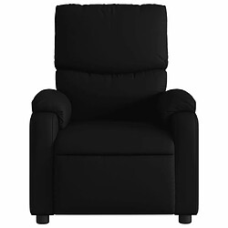 Avis Maison Chic Fauteuil inclinable,Fauteuil luxe de relaxation Noir Similicuir -MN11792