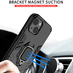 PHONECARE Kit Support Magnétique de Voiture + Coque 3X1 Military Defender pour Xiaomi Redmi 12 - Noir