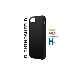 RHINOSHIELD Coque Compatible avec [iPhone SE3/SE2/8/7] SolidSuit - Coque Fine avec Technologie d'absorption des Chocs et Finition Premium Mate, Contour objectif photo interchangeable-Noir Classic