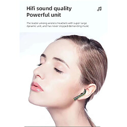 Acheter Universal Casque sans fil sport Bluetooth 5.0 compatible casque stéréo vrai bouchon d'oreille dans l'oreille casque imperméable |