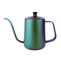 Goutte à goutte à main en acier inoxydable Pot de café versé sur gobelet Kettle 600ml Vert