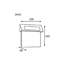 Avis Paulmann Eclairage de numéro de maison solaire acier inox