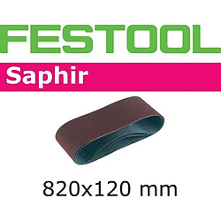 Bandes abrasives CMB 120 FESTOOL 820x120-P50-SA - Boite de 10 - 488081 