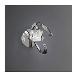 Luminaire Center Applique murale Ice avec interrupteur 1 Ampoule G9 ECO, chrome poli Coloris : chrome poli Coloris de l'abat jour : givré/transparent Largeur en Cm : 10 Hauteur en Cm : 18 Profondeur en Cm : 18 Poids en Kilos : 0,62 Type d'ampo