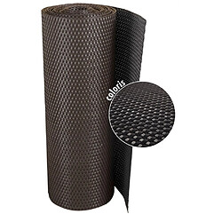 Rattan Art Brise-vue en résine tressée pour balcon et clôture coloris noir 0.9 x 5 m. Brise-vue en résine tressée pour balcon et clôture coloris noir 0.9 x 5 m