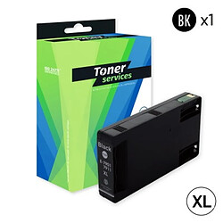 TONER SERVICES Compatible Epson 79XL/T7901 Cartouche Noir C13T79014010 (Tour de Pise)