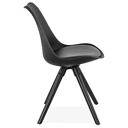 Avis Alterego Chaise design 'PIPA' noire