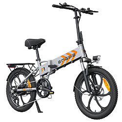 ENGWE P1 vélo électrique pliant - 20 pouces pneu - 250W - 36V 13Ah - 25 km/h vitesse maximale-argenté 