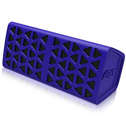 Yonis Enceinte Bluetooth TWS Design Triangle Enceinte Bluetooth Design Triangle 3D TWS Carte TF FM AUX Appel Mains-Libres Bleu YONIS