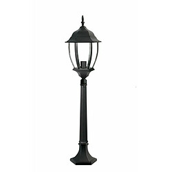 Tradex DE JARDIN 870 MM VERRE NOIR LANTERNE E27 LUMIÈRE EXTÉRIEURE ALUMINIUM ES39 Lampe De Jardin 870 Mm Verre Noir Lanterne E27 Lumière Extérieure Aluminium Es39