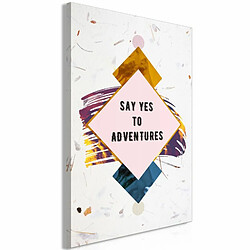 Paris Prix Tableau Imprimé Say Yes To Adventures 40 x 60 cm 