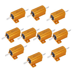 10x Résistances de Puissance Bobinee 25W en Aluminium 47Ohm Outil Universel pas cher