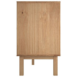 Maison Chic Buffet,Meuble de Rangement,commode pour salon,Cuisine OTTA 113,5x43x73 cm Bois massif de pin -MN82405 pas cher