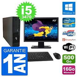 PC Fujitsu E910 DT Ecran 19" Intel i5-3470 RAM 16Go Disque 500Go Windows 10 Wifi · Occasion 