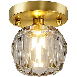 Universal Plafonnier de 11cm, 220V G9 sans ampoule, lumière de couloir, lumière de plafond en cuivre, lumière de salle à LED, lumière d'entrée de balcon 