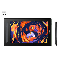 XP-Pen Artist 16 (2nd Gen) Noir Tablette graphique avec écran 1920 x 1080 HD IPS entier laminé en 15.4 pouces - Stylet à puce intelligente X3 à 8192 niveaux - Gamme de couleur 127% sRGB - 10 Touches de Raccourcis - 2 Ports USB C Flexible - Compatible Windows Mac Chrome Linux Android - 4