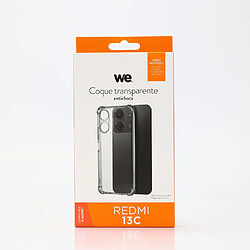 Avis WE Coque de protection TPU XIAOMI REDMI 13C Transparent: Anti-chocs - ultra résistant – semi-rigide - apparence du téléphone conservée