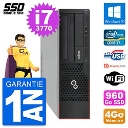 PC Fujitsu Esprimo E910 DT Intel Core i7-3770 RAM 4Go SSD 960Go Windows 10 Wifi · Occasion 