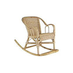 Aubry Gaspard Rocking chair pour enfant en rotin Chloé.