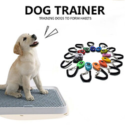 Sifflet De Formation De Chien Clicker De Formation Pour Animaux De Compagnie Fournitures De Produit Réglables Bleu