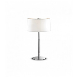 Ideal Lux Lampe de table Blanche HILTON 2 ampoules