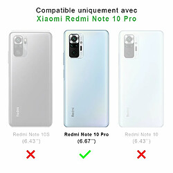 Evetane Coque Xiaomi Redmi Note 10 Pro souple silicone transparente