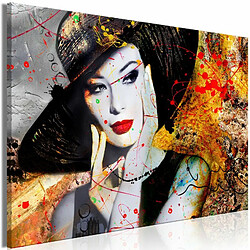 Paris Prix Tableau Imprimé Elegant Lady Wide 80 x 120 cm 