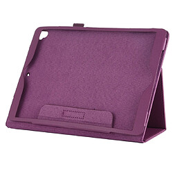 Wewoo Housse Étui Coque Etui à rabat horizontal pour iPad 10.2 / 10.5 texture Litchi avec support Violet pas cher