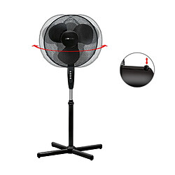 Ventilateur sur pied 40cm Clatronic VL 3603S Noir pas cher