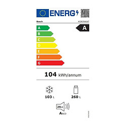 Acheter Réfrigérateur combiné 60cm 363l nofrost inox - KGN39AIAT - BOSCH