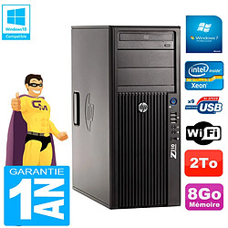 PC HP WorkStation Z210 Tour Xeon E3-1240 RAM 8Go 2To Graveur DVD Wifi W7 · Occasion 