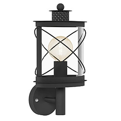 EGLO Lampe murale d'extérieur Hilburn 20x17x37,5 cm Noir