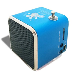 Avis Totalcadeau Mini enceinte cube mp3/radio haut-parleur avec écran LCD vert