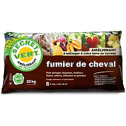 Secret Vert Fumier de cheval biologique 20 kg 3.