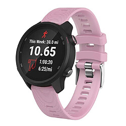 Wewoo Bracelet pour montre connectée en silicone avec Smartwatch Garmin Forerunner 245 rose