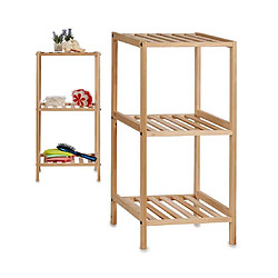 MEUBLE DE SALLE DE BAIN ETAGERE DE RANGEMENT MEUBLE DE RANGEMENT MEUBLE D'ENTRÉE CONSOLE D'ENTRÉE BIBLIOTHEQUE ETAGERE 3 NIVEAUX 35X30X70CM+KIPIT