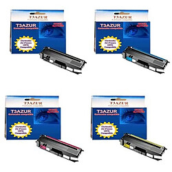 T3AZUR – TN325 - Lot de 4 Toner compatible Brother TN-325 