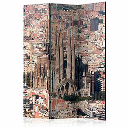 Paris Prix Paravent 3 Volets Heart of Barcelona 135x172cm