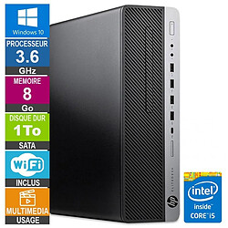 HP 800 G3 SFF i5-6500 3.60GHz 8Go/1To Wifi W10 · Reconditionné 