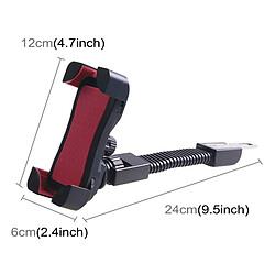 Avis Wewoo Pour 3.5-6.5 pouces Téléphone Mobile rouge Rose Universel 360 Degrés Rotation Libre ABS Moto Support de Montagne Vélo Navigation GPS / Titulaire