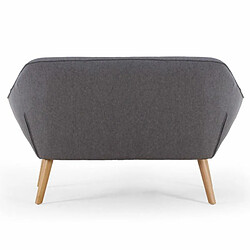 Acheter Paris Prix Canapé 2 Places Scandinave Taone 128cm Gris