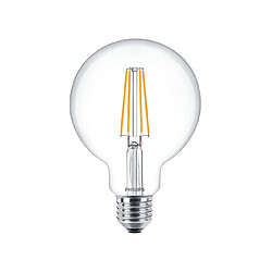 ampoule à led - philips classic - e27 - 7w - 2000k - g93 - philips 742457 