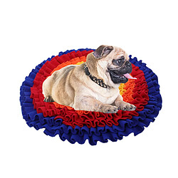 Universal Distribution de fournitures pour animaux domestiques Tapis de nez reniflant interactif Alimentation lente pour chiens Tapis de nez rond Entraînement Jeux Jouets Nourriture | Maison, Chien Plumes 