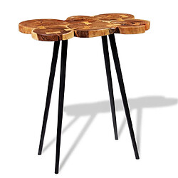 vidaXL Table de bar Bois d'acacia massif 90x60x110 cm