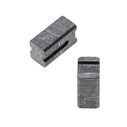 vhbw 2x Balais de charbon pour moteur électrique 13,2 x 6,2 x 7,9mm compatible avec Dewalt DW252 Type 4, DW252WT Type 2 outil électrique 