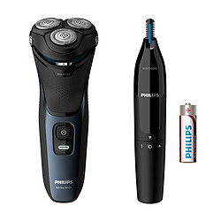 Philips 3000 series S3134/57 rasoir pour homme Rasoir rotatif Tondeuse Noir