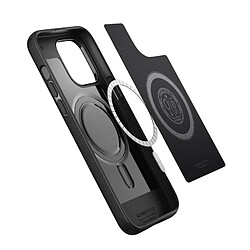 Spigen Sgp Coque iPhone 14 Plus Souple Compatible MagSafe Spigen Mag Armor MagFit Noir Mat