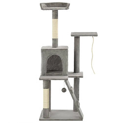 Arbre à chat avec griffoirs,niche pour chat en sisal 120 cm Gris -MN86600