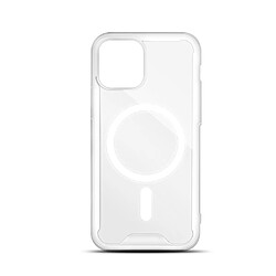 MOOOV Coque rigide compatible MagSafe pour iPhone 13 Mini - transparente