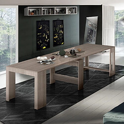 Ahd Amazing Home Design Table À Manger Console Extensible 90-300x51cm Bois Orme Pratika Pearl